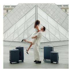 Heys Luxe L Silver + sleva 500,- na příslušenství