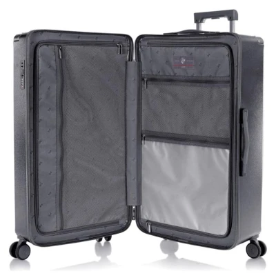 Heys Luxe Trunk L šedý cestovní kufr