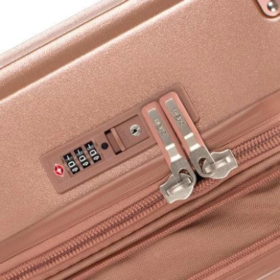 Heys Luxe Trunk L růžový cestovní kufr