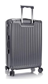 Heys Luxe M Gunmetal kufr + kosmetická taštička zdarma