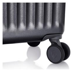 Heys Luxe M Gunmetal kufor + kozmetická taštička zadarmo