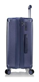 Heys Luxe M Navy kufr + kosmetická taštička zdarma