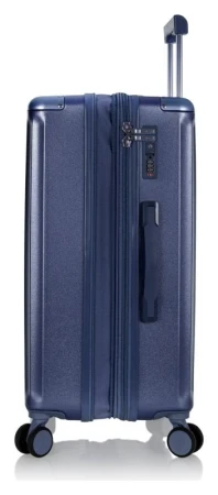 Heys Luxe M Navy kufr + kosmetická taštička zdarma
