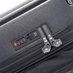 Heys Luxe S Gunmetal kufr + kosmetická taštička zdarma
