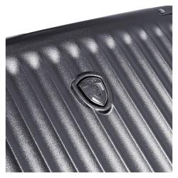Heys Luxe S Gunmetal kufr + kosmetická taštička zdarma