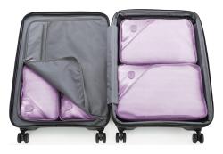 Heys Metallic Packing Cube Lilac – 5 kusů