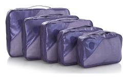 Heys Metallic Packing Cube Navy – 5 kusov Heys Metallic Packing Cube Navy – 5 kusov