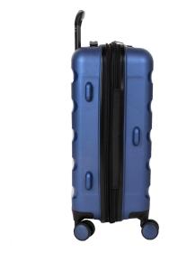 Heys Metallix S Cobalt Blue kufr + kosmetická taštička zdarma