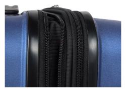 Heys Metallix S Cobalt Blue kufr + kosmetická taštička zdarma