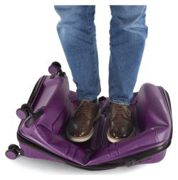 Heys Milos M Plum kufr + kosmetická taštička zdarma