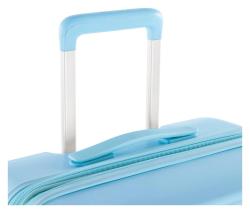 Heys Pastel L Light Blue kufr + kosmetická taštička zdarma
