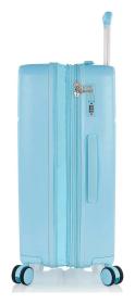 Heys Pastel M Light Blue kufr + kosmetická taštička zdarma
