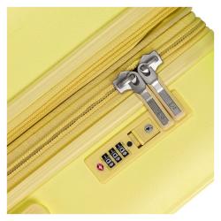 Heys Pastel M Yellow kufor + kozmetická taštička zadarmo