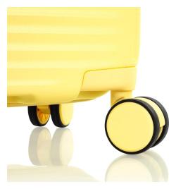 Heys Pastel S Yellow kufr + kosmetická taštička zdarma