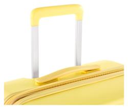 Heys Pastel S Yellow kufr + kosmetická taštička zdarma