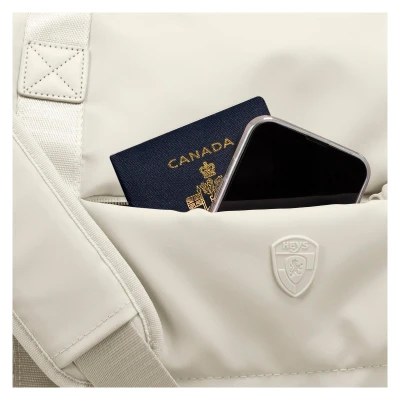 Heys Puffer Duffel Off White dámská cestovní taška
