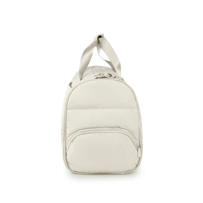 Heys Puffer Duffel Off White dámská cestovní taška