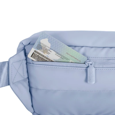 Heys Puffer Mini Waist Bag světle modrá dámská ledvinka