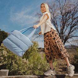 Heys Puffer Tote Bag Lavender