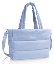 Heys Puffer Tote Bag Light Blue