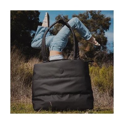 Heys Puffer Tote Bag Light Blue