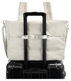 Heys Puffer Tote Bag Off White