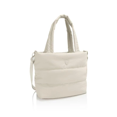 Heys Puffer Tote Bag Off White