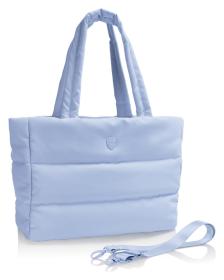 Heys Puffer Travel Tote Light Blue