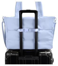 Heys Puffer Travel Tote Light Blue