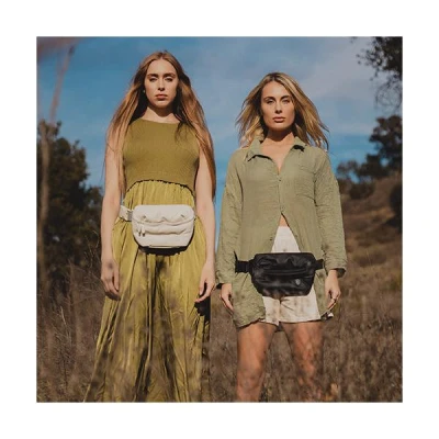 Heys Puffer Waist Bag fialová dámská ledvinka