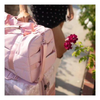 Heys Tie-Dye Rose M kufr + kosmetická taštička zdarma