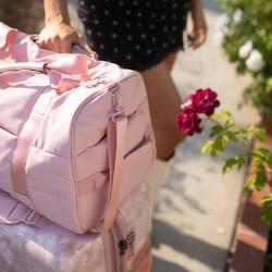 Heys Tie-Dye Rose S kufr + kosmetická taštička zdarma