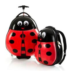 Heys Travel Tots Lady Bug – sada batohu a kufra batoh Heys Travel Tots Lady Bug – sada batohu a kufra batoh