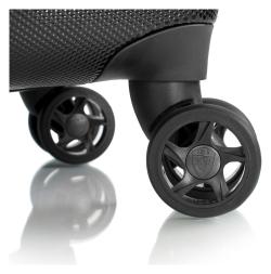 Heys Vantage Smart Luggage L Black kufor + kozmetická taštička zadarmo