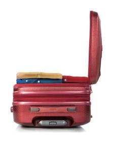 Heys Vantage Smart Luggage M Burgundy kufr + kosmetická taštička zdarma