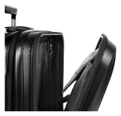 Heys Vantage Smart Luggage S Black kufr + kosmetická taštička zdarma