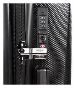 Heys Vantage Smart Luggage S Black kufr + kosmetická taštička zdarma