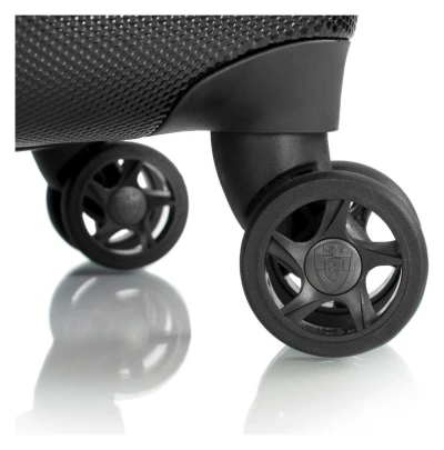 Heys Vantage Smart Luggage S Black kufr + kosmetická taštička zdarma
