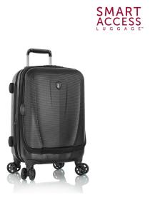 Heys Vantage Smart Luggage S Black kufor + kozmetická taštička zadarmo
