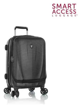 Heys Vantage Smart Luggage S Black kufr + kosmetická taštička zdarma