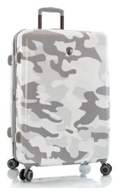 Heys White Camo L kufr + kosmetická taštička zdarma