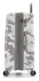 Heys White Camo L kufr + kosmetická taštička zdarma