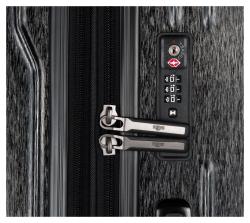 Heys Xtrak L Black kufor + kozmetická taštička zadarmo