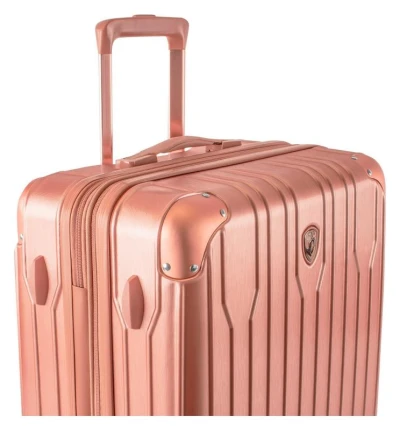 Heys Xtrak L Rose Gold kufr + kosmetická taštička zdarma