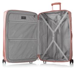 Heys Xtrak L Rose Gold kufr + kosmetická taštička zdarma