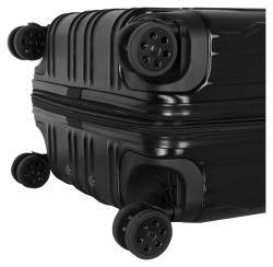 Heys Xtrak M Black kufr + kosmetická taštička zdarma