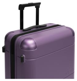 Heys Zen L Purple kufr + kosmetická taštička zdarma