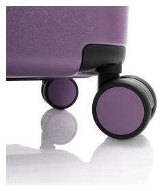Heys Zen L Purple kufr + kosmetická taštička zdarma