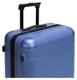 Heys Zen L Royal Blue kufr + kosmetická taštička zdarma