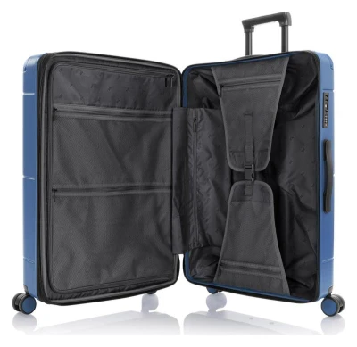 Heys Zen L Royal Blue kufr + kosmetická taštička zdarma